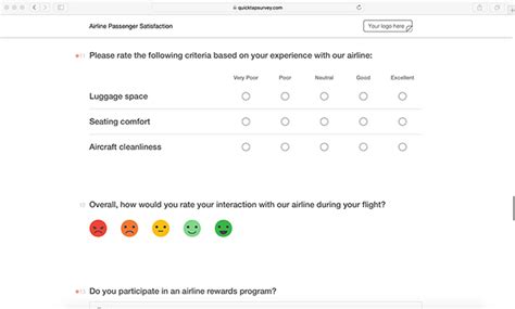 Customer Satisfaction Survey for Airlines .